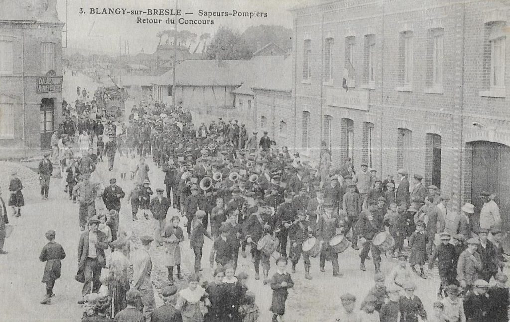 Blangy-sur-Bresle --Sapeurs Pompiers - Retour du Concours